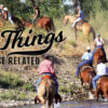 Title Image with Horse Tour Crossing a River