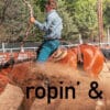Title Image with a Man on a Bucking Horse at a Rodeo